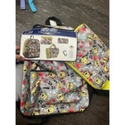 6 Piece Emoji Backpack NWT