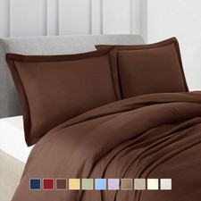 Split King Bed Sheet Set 100 Luxury Soft Solid Wrinkle Free Brushed Microfiber