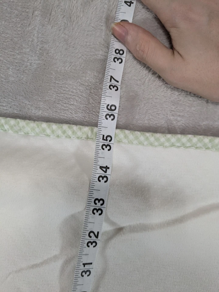 Детская стеганая кроватка/детское одеяло Pottery Barn Kids кролик жираф животное 35 дюймов x 30 дюймов - Изображение 4 из 4