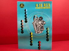 Beautiful Vintage Bolex 16mm Rx 1 Movie Camera BROCHURE Original For Framing