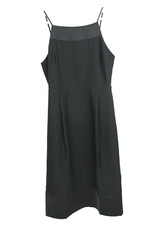 Banana Republic Women Little Black Dress New 10 petite BR square neck Pockets