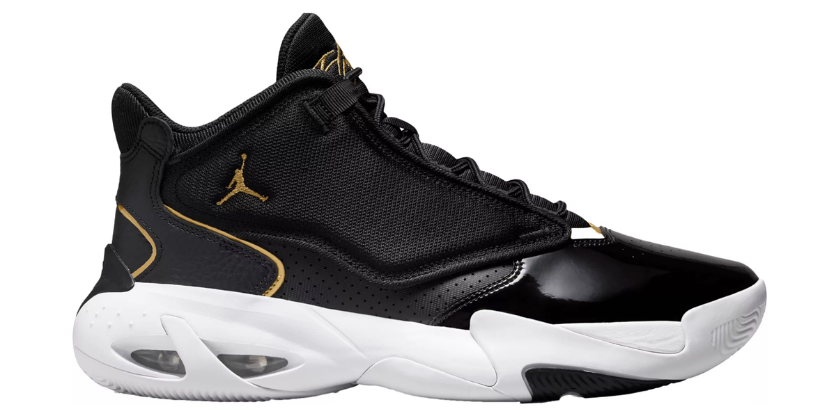 Nike Jordan Max Aura 4 Black Metallic Gold DN3687-007 Men's Sizes