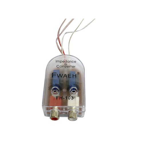 4pcs Level Car Speaker High to Low Impedance Converter 2 Channel RCA Line Out - Picture 5 of 7