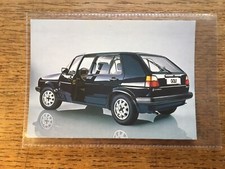 Official VW Golf Car Advert Postcard #10934