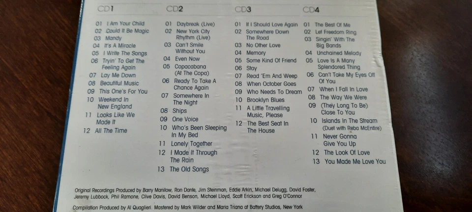 The Box Set Series [Box] by Barry Manilow (4CD, Jan-2014, Sony Legacy) NEW Foto 4 de 4