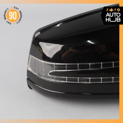 14-16 Mercedes W212 E350 E550 Sedan Right Side Rear View Door Mirror Black OEM - Picture 8 of 17