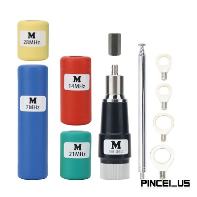 MA-01 V2.8 Portable Telescopic GP Antenna Kit 7MHz 100W Shortwave Antenna pe66
