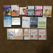 Scrapbooking Ultimate Crafter Stamping Clip Art Fonts Cards Lot Of 16 DVD CD