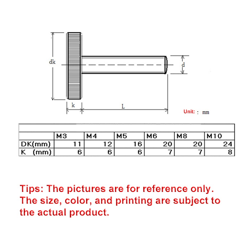 5x M3 Rändelschrauben Verzinkt - Flachkopf Rändelmutter Für Einfaches Handanziehen