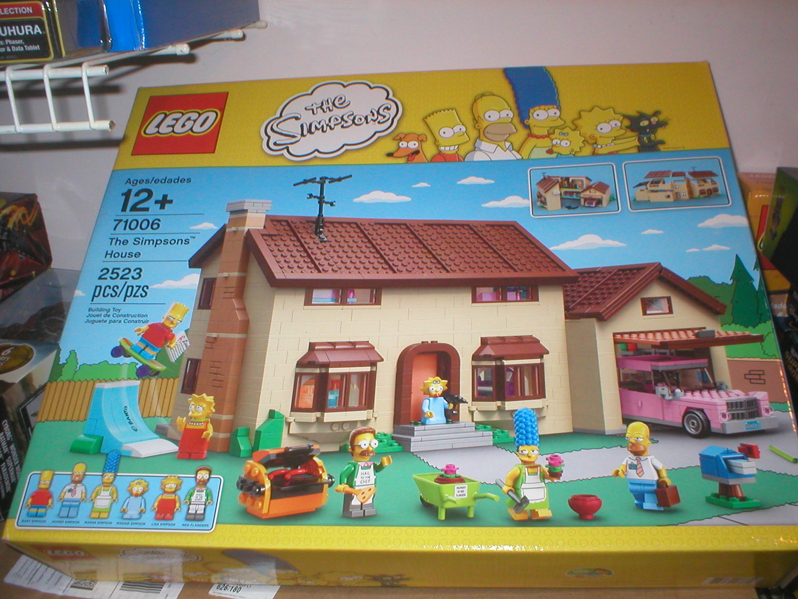 casa de los simpson lego walmart