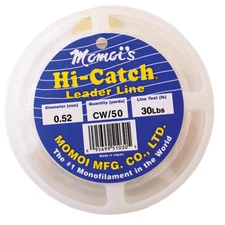 Momoi Hi-Catch Nylon Monofilament Leader-100 Yds, 500 Lb., Smoke Blue