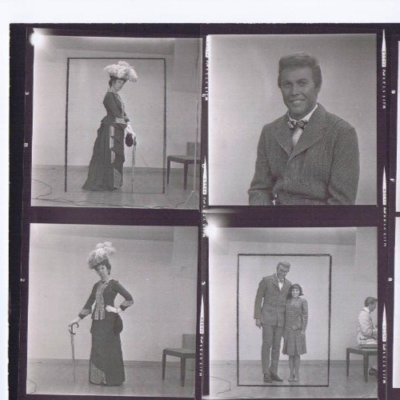 #ad #ad MARY WICKES and HARVE PRESNELL Contact Sheet Negatives SHOWBOAT MELODYLAND R434 $81.90