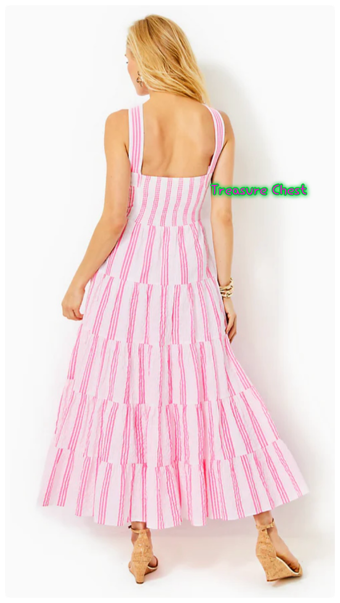 chinese dress ladies Women's UPF 50+ Kaden Chillylilly Maxi Dress in Pink