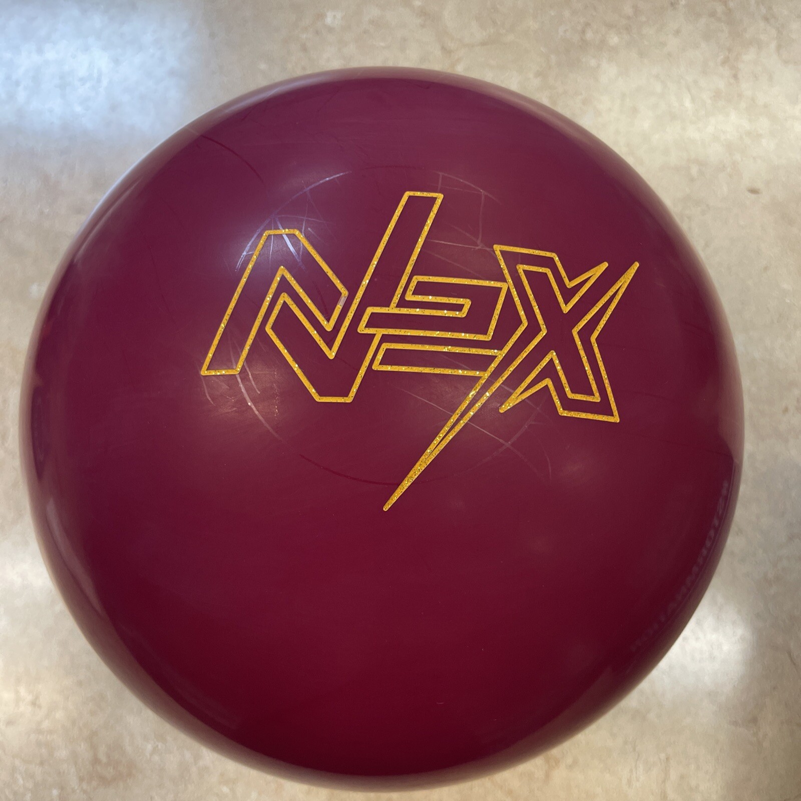 13lb NIB Storm DOMINATION BURGUNDY XBLEM 2nd Quality Bowling Ball