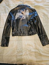 Rare Wilson Rocks Led Zeplin Leather Jacket Large