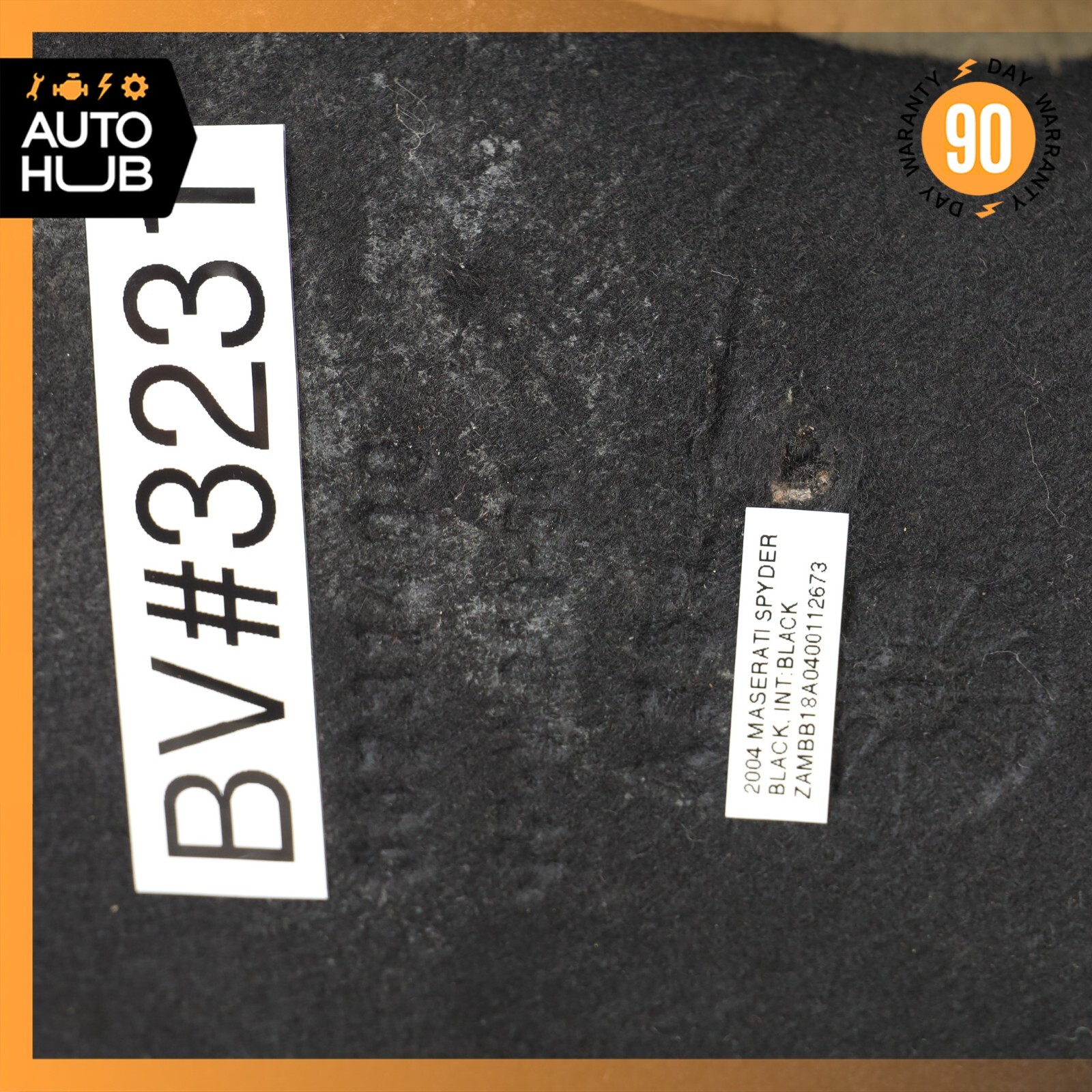02-07 Maserati Spyder 4200 M138 Center Console Right Side Trim Cover Black OEM