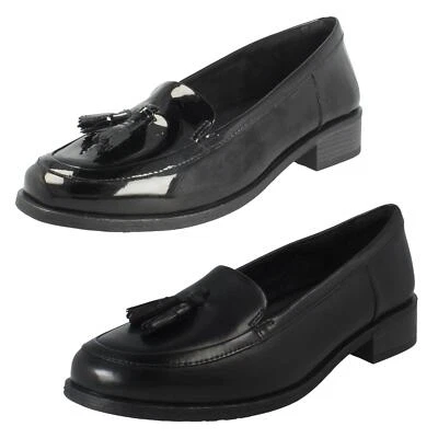 Chaussures À Talons En Cuir Noir Ou En Vernis 'Havisham Edge' Pour Femmes Clarks - Photo 1/3