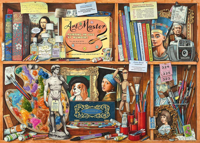 Wonder Forge the Artist'S Cabinet 1000 Piece Jigsaw Puzzle for Adults | Unique, 
