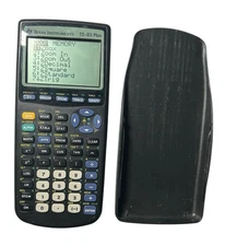 Texas Instruments TI-83 Plus Graphing Calculator Tested Works Great! w/Cover