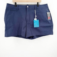 Market & Spruce Shorts Size 18W NWT Navy Blue Cotton Lycra Stretch Curvy Plus