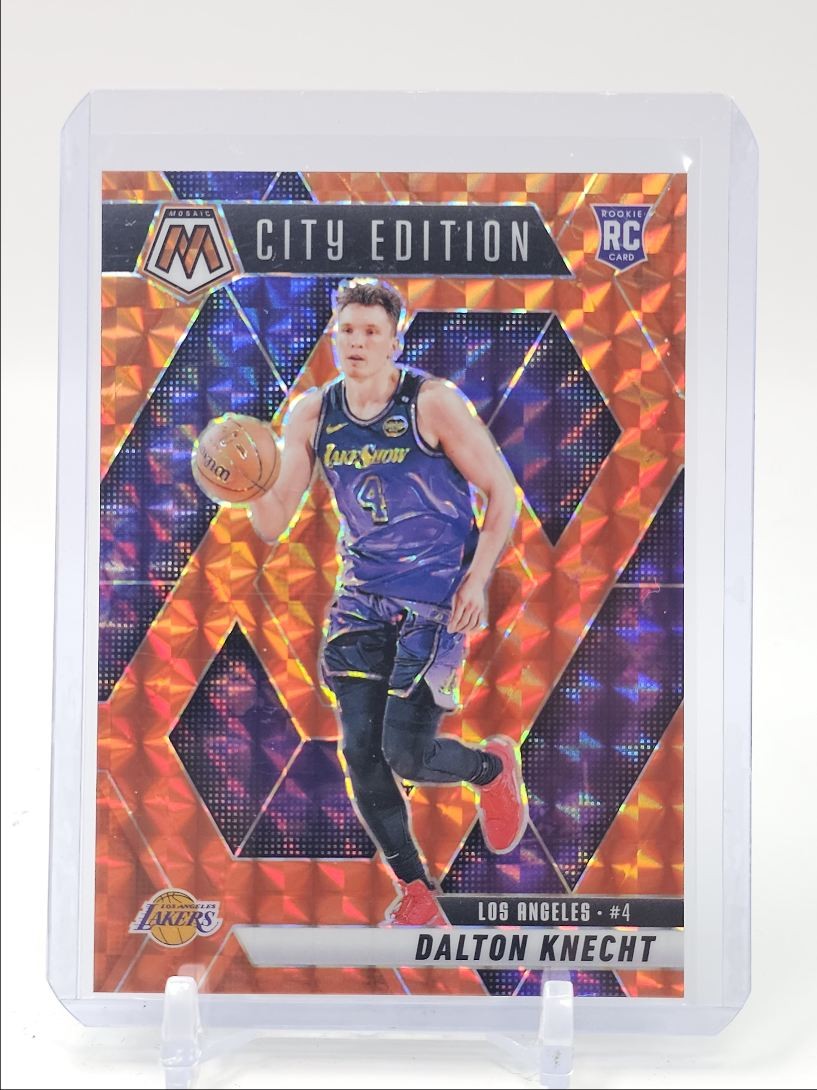 DALTON KNECHT 2024-25 MOSAIC CITY EDITION ROOKIE ORANGE PRIZM RC /249 Q4370