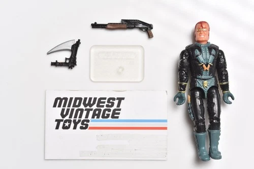 GI JOE  2008 GRISTLE HEADHUNTER COMMANDER complete w/filecard  CON JOECON