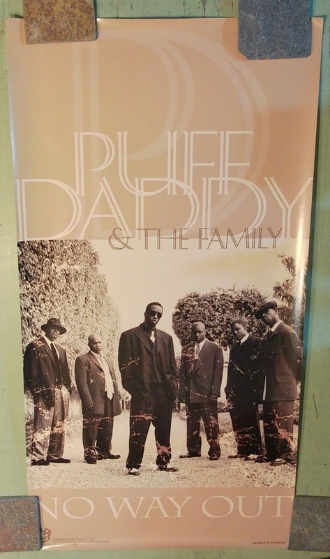 Puff Daddy & The Family Original 1997 No Way Out Vintage Promo Poster