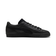 Puma Suede Dressed 40883102 Mens Black Leather Lifestyle Sneakers Shoes