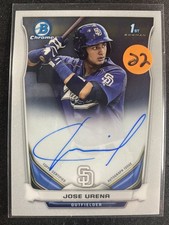 Urena, Jose - 2014 Bowman Chrome - Autograph - INV22