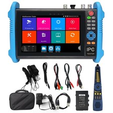 8K IP Camera Tester, WANLUTECH CCTV Tester 7 inch Touchscreen 8MP TVI CVI AHD...