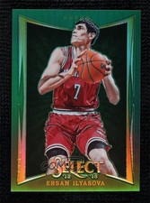 2012-13 Panini Select Industry Summit Green Prizm 6/10 Ersan Ilyasova #71 0c3