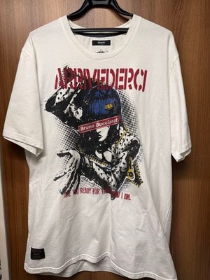 glamb JoJos Bizarre Adventure Bucciarati T Shirt White XL Fashion Top