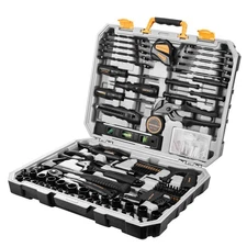 218-Piece General Household Hand Tool kit, Professional Auto Repair Tool Set ...