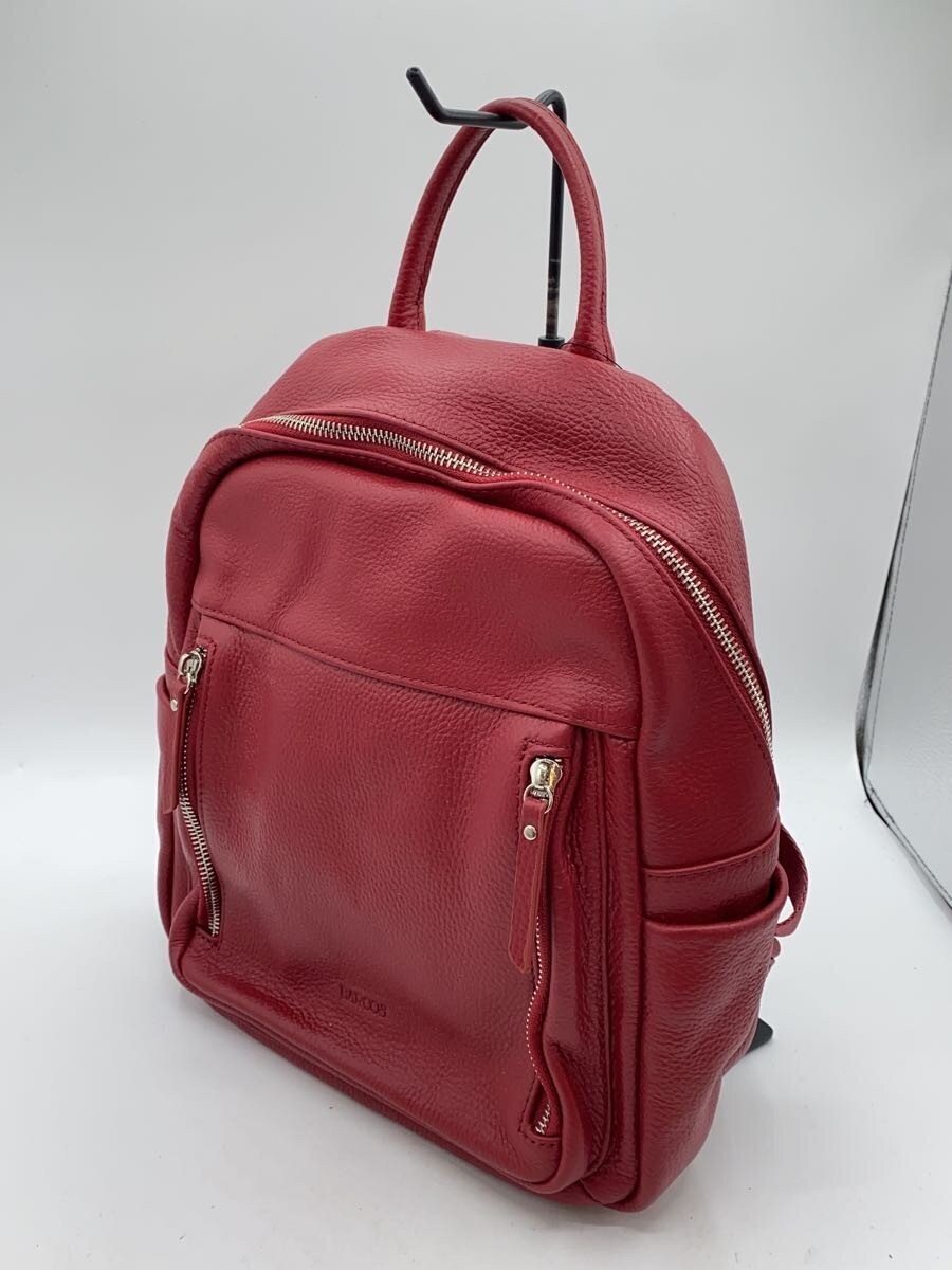 BARCOS Backpack Leather RED - image 2