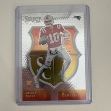 2024 Panini Select Certified Rookies Drake Maye New England Patriots #3 Rookie