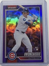 Owen Caissie 2026 Topps Series 1 #233 Purple Holo /250 Cubs