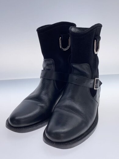 SAINT LAURENT Stivali Taglia 37 Nero Scamosciato 404808