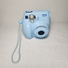 Fujifilm Instax Mini 7S Instant Camera Sky Blue w/Strap