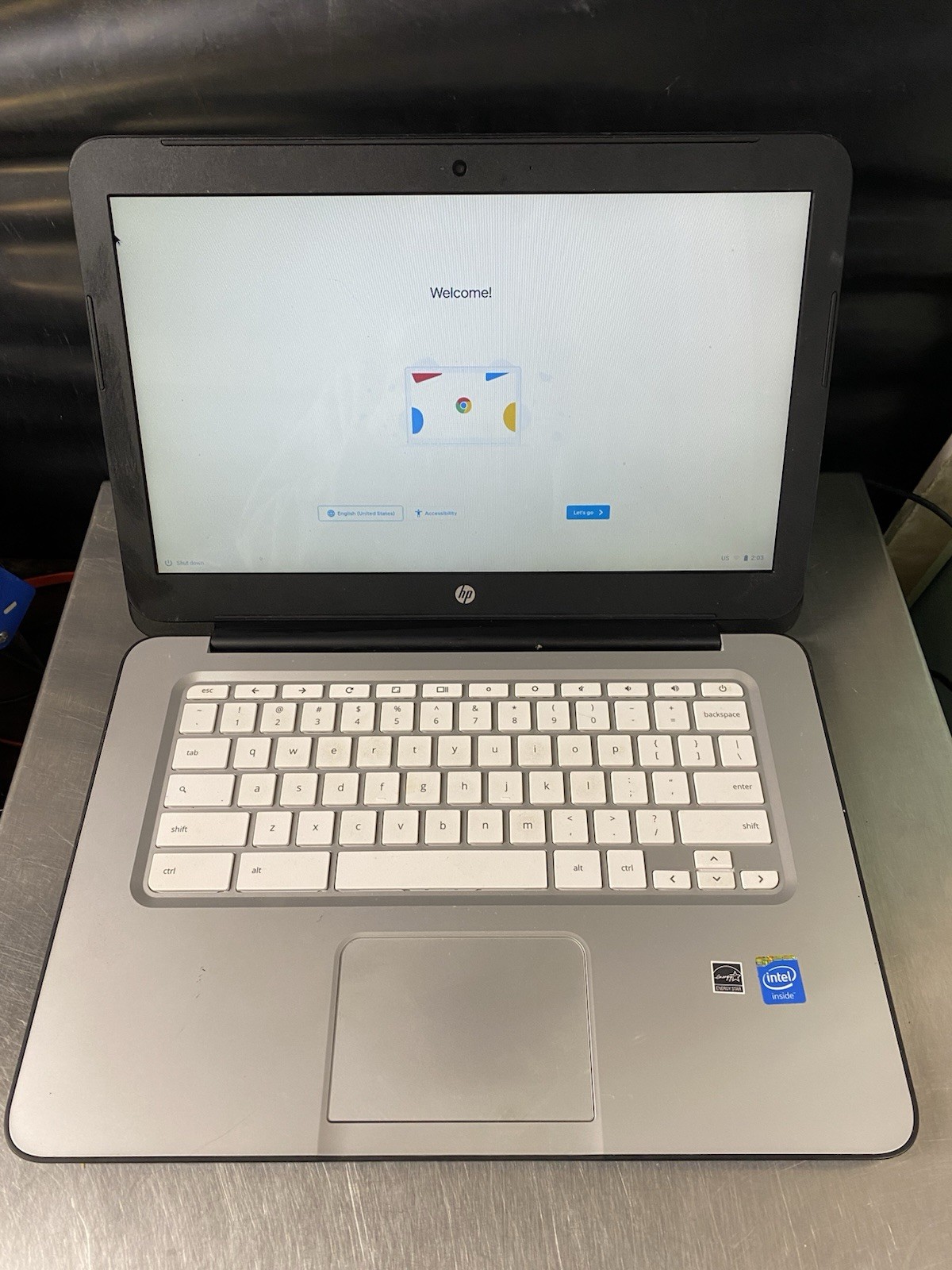 HP Chromebook 14" Celeron Laptop