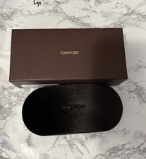 Tom Ford Unisex Sunglasses Black Velvet Clamshell Hard Case W/CLOTH AND BOX