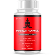 (1 Pack) Endureon Advanced Male Pills Endure On Formula Supplement 60 Capsules