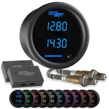 GlowShift 10 Color Digital Dual Wideband Air/Fuel Ratio Gauge