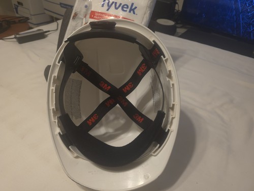 CAPPELLO RIGIDO 3 M Z94 1-15 TIPO 1 CLASSE G ED E USATO & TYVEK COPERTURA VESTITI SPEDIZIONE GRATUITA - Foto 11 di 24