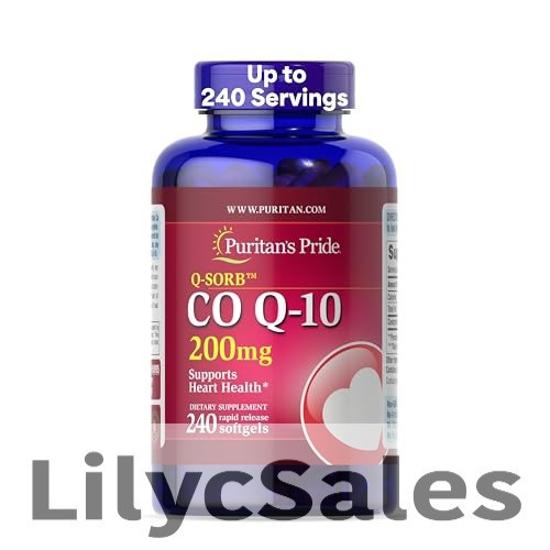 Puritan's Pride CoQ10 200mg, Supports Heart Health, 240ct