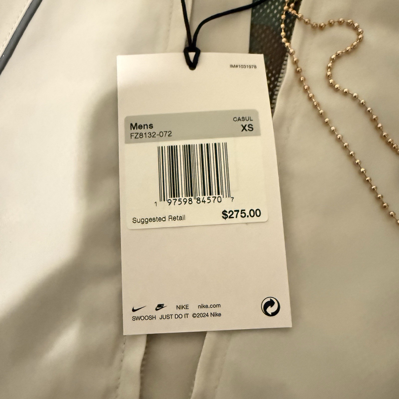 OFF WHITE X NIKE Nike x Corteiz NRG Giacca Tuta "Off White" Uomo Taglia X Small FZ8132 072