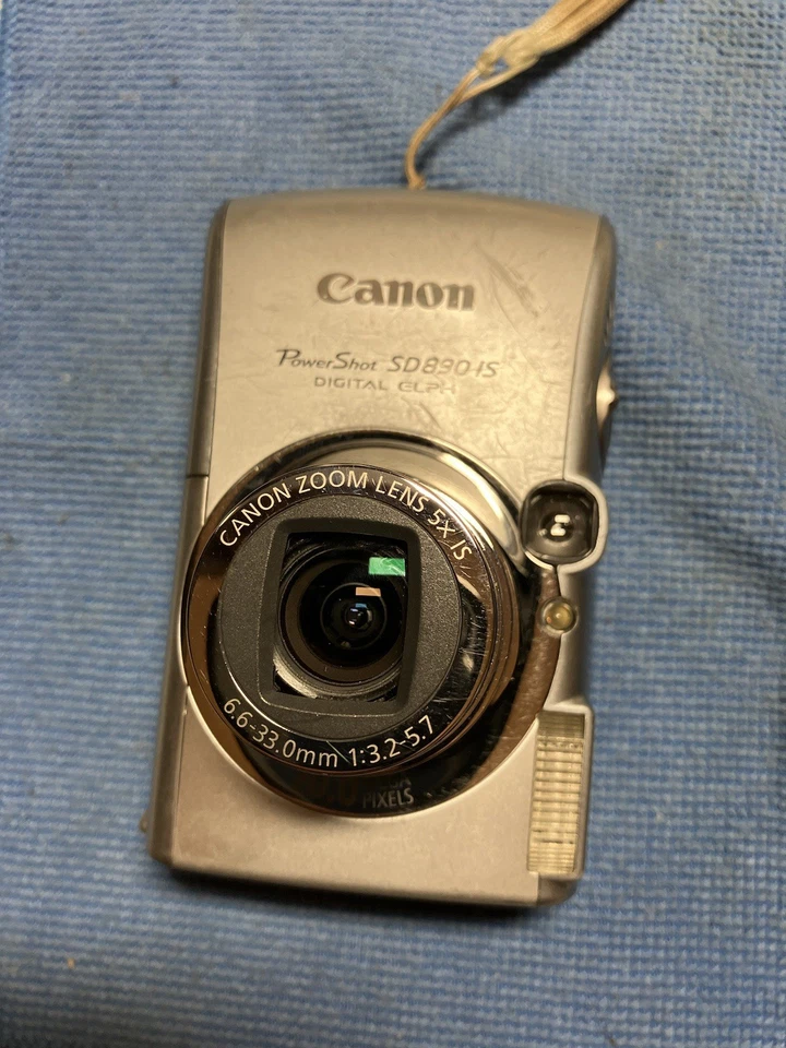 佳能 PowerShot SD890 IS 1000 万像素 银色 数码相机 带实际样品照片! — 第 3/4 张图片