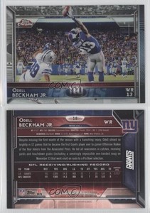 2015 Topps Chrome Refractor Odell Beckham Jr #18