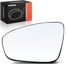 Right Passenger Side Non-Heated Mirror Glass with Backing Plate - Compatible