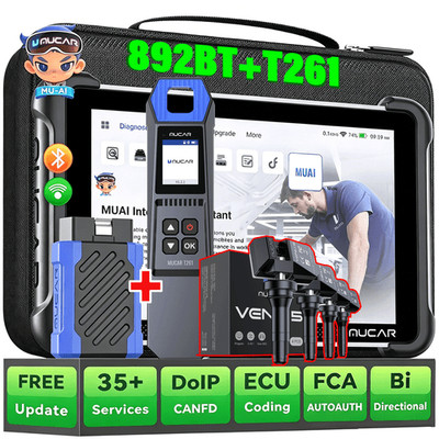MUCAR 892BT TPMS Programmer All System Diagnostic Scanner ECU Coding AI-Assist