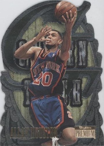 1996-97 Skybox Premium Autographics Card Blue Allen Houston ? | eBay